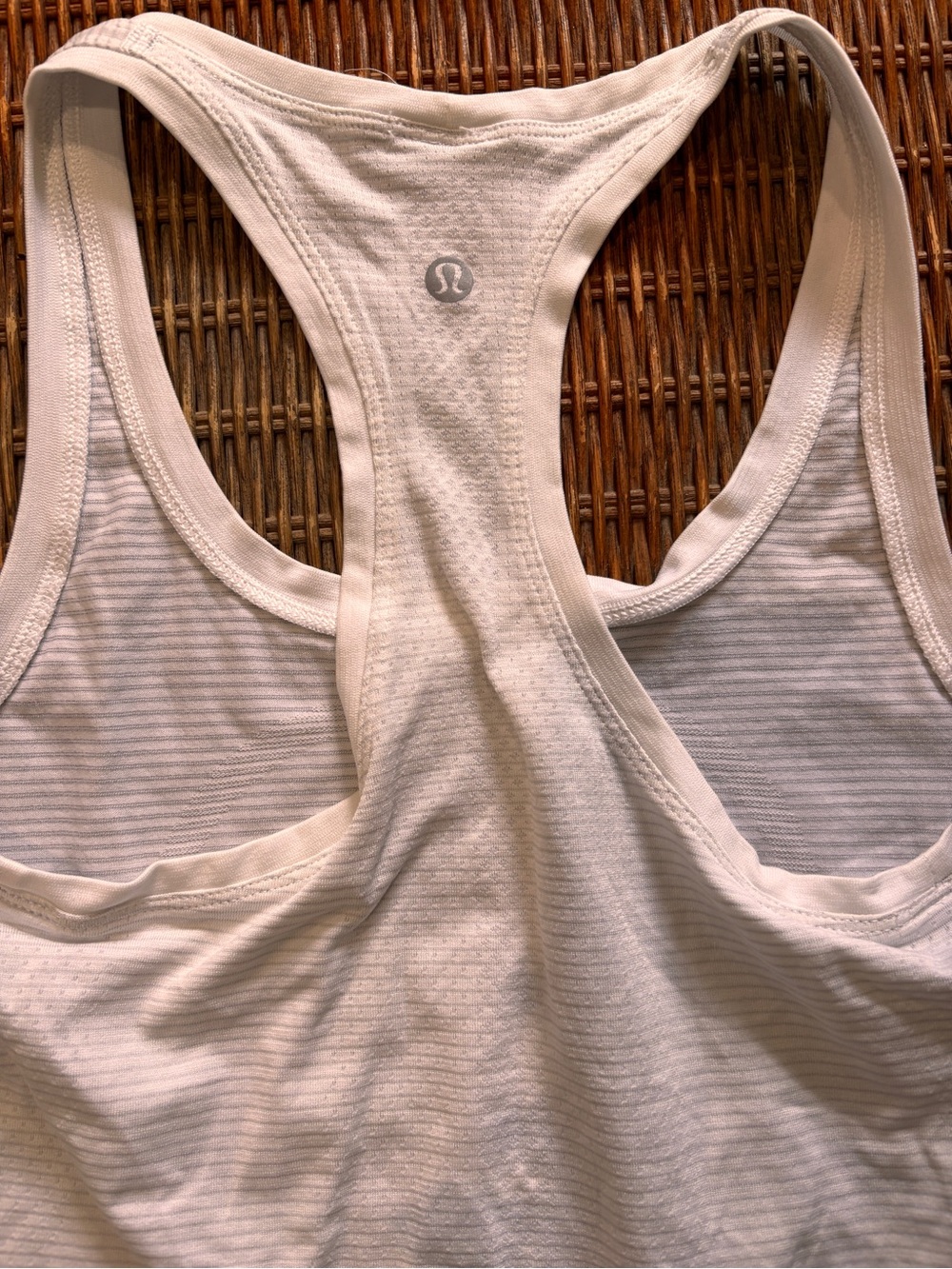 lululemon athletica White Racerback Athletic Tank
